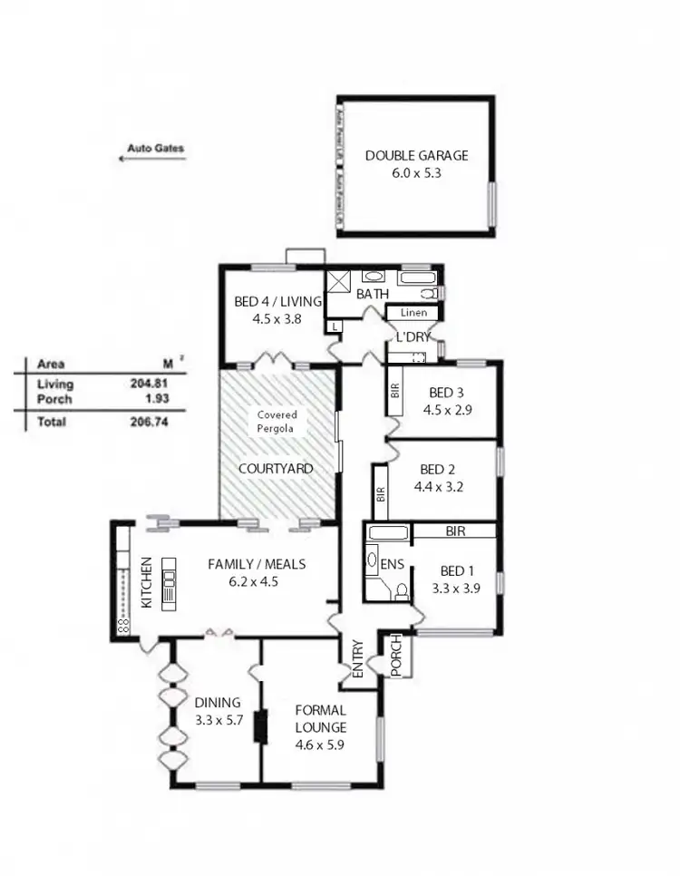 Floorplan of Homely house listing, 68 Park Avenue, Rosslyn Park SA 5072