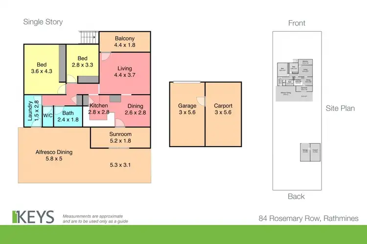 Floorplan of Homely house listing, 84 Rosemary Row, Rathmines NSW 2283