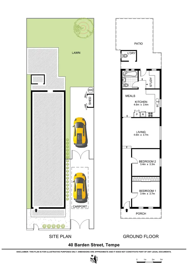 Floorplan of Homely house listing, 40 Barden Street, Tempe NSW 2044