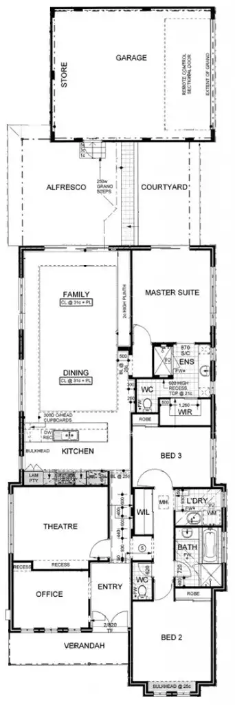 Floorplan of Homely house listing, 22 Victor St, Hilton WA 6163