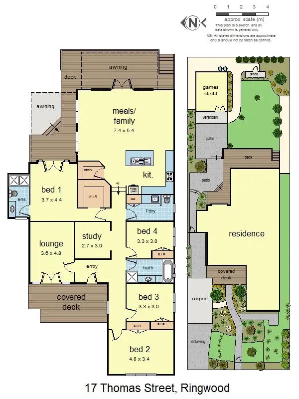 Floorplan of Homely house listing, 17 Thomas Street, Ringwood VIC 3134