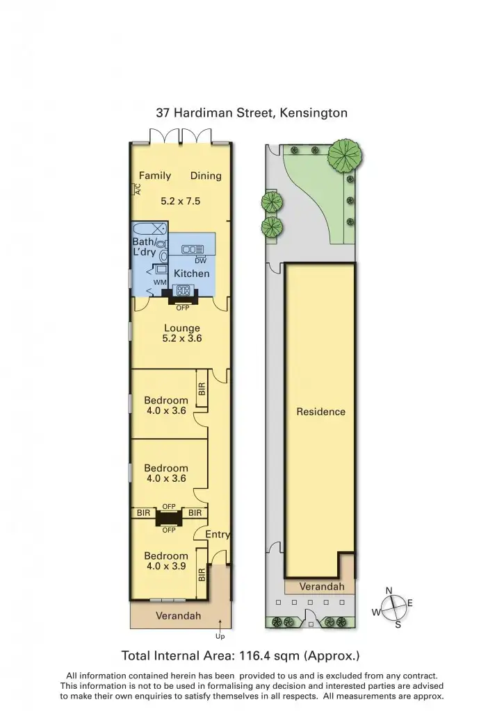 Floorplan of Homely house listing, 37 Hardiman Street, Kensington VIC 3031