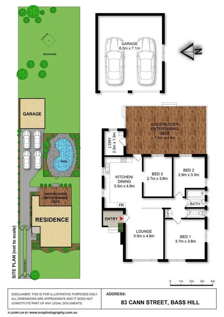 Floorplan of Homely house listing, 83 Cann Street, Bass Hill NSW 2197
