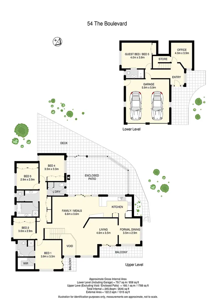 Floorplan of Homely house listing, 54 The Boulevard, Albany Creek QLD 4035