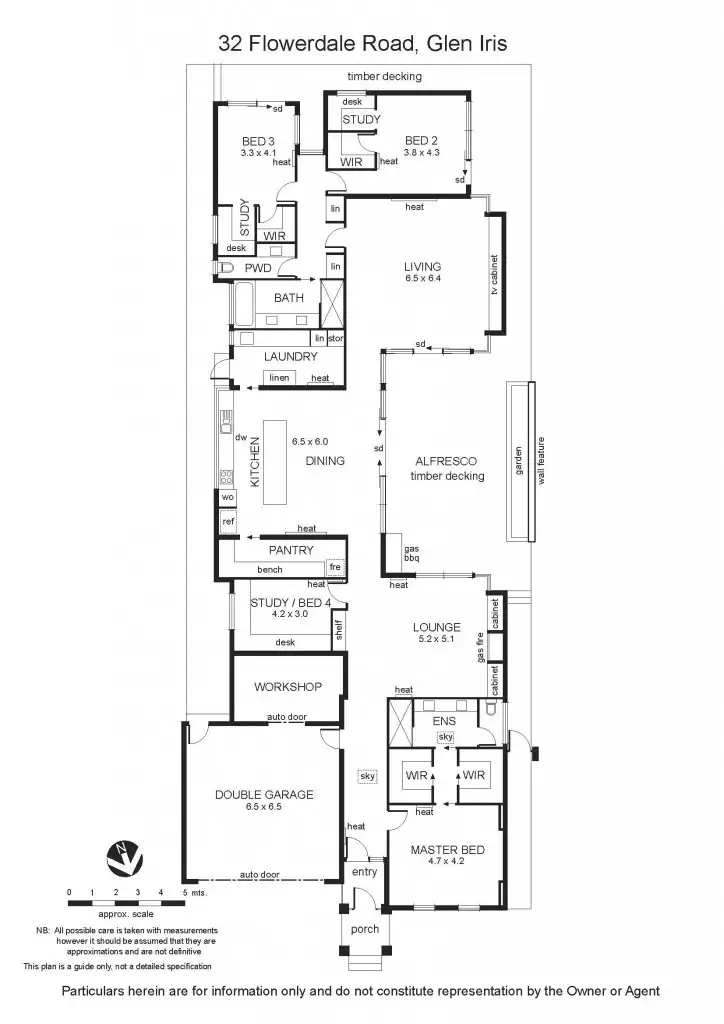 Floorplan of Homely house listing, 32 Flowerdale Road, Glen Iris VIC 3146