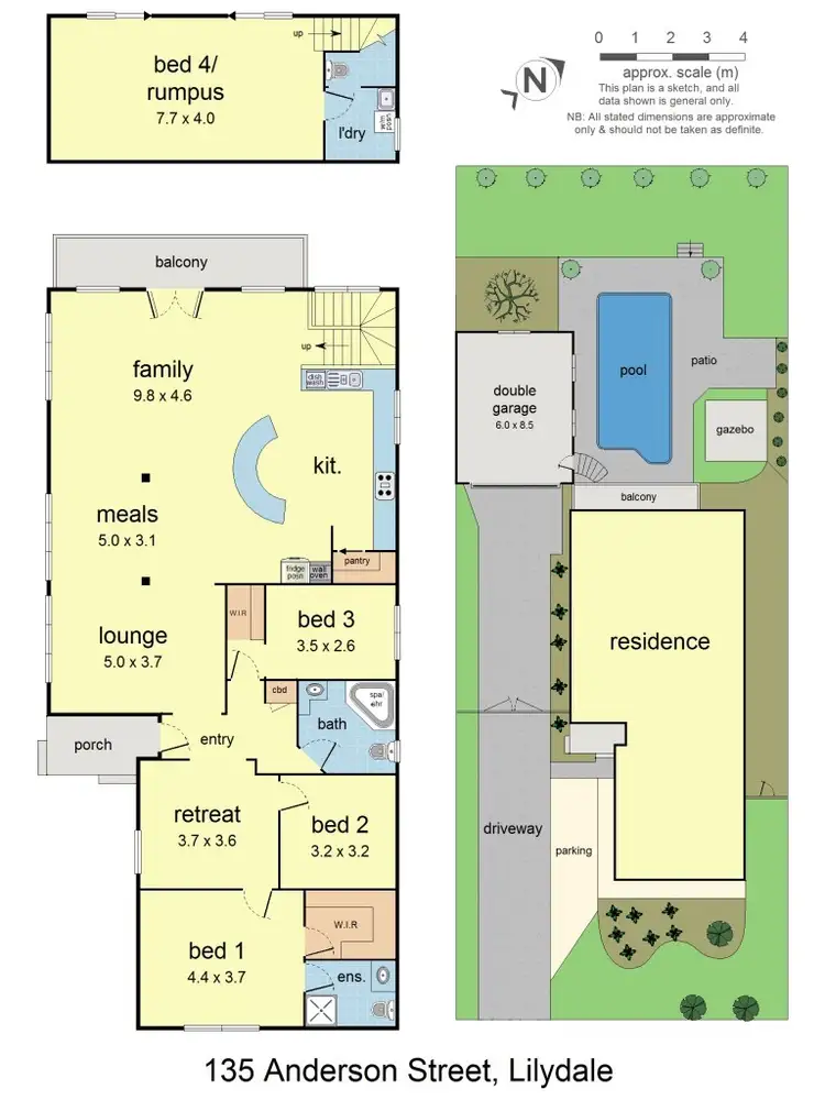 Floorplan of Homely house listing, 135 Anderson Street, Lilydale VIC 3140