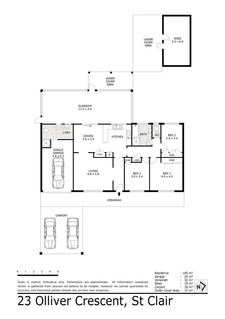 Floorplan of Homely house listing, 23 Olliver Crescent, St Clair NSW 2759