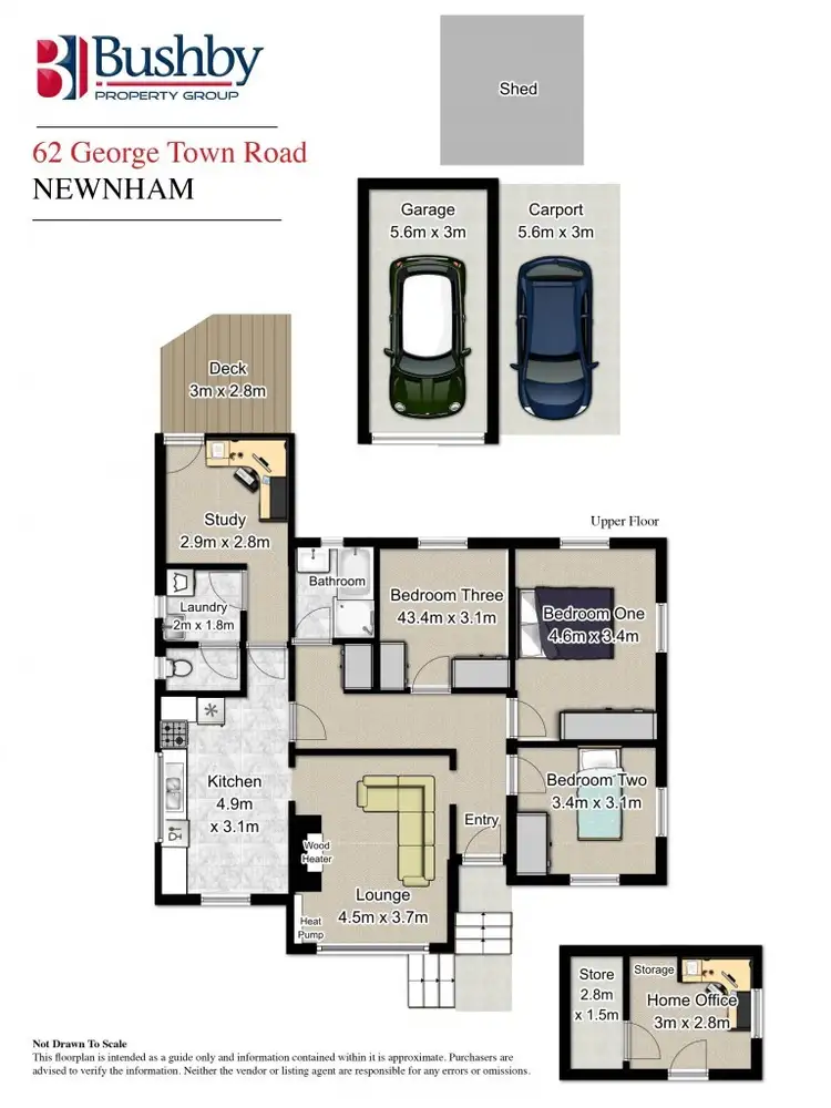 Floorplan of Homely house listing, 62 George Town Road, Newnham TAS 7248