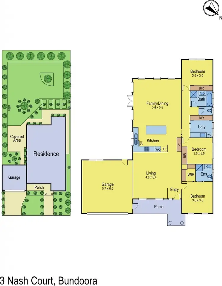 Floorplan of Homely house listing, 3 Nash Court, Bundoora VIC 3083