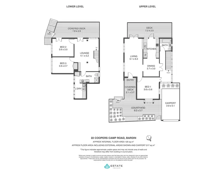 Floorplan of Homely house listing, 22 Coopers Camp Road, Bardon QLD 4065
