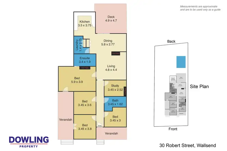 Floorplan of Homely house listing, 30 Robert Street, Wallsend NSW 2287