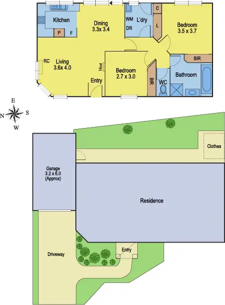 Floorplan of Homely unit listing, 3/133 Wilsons Road, Newcomb VIC 3219