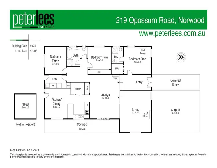 Floorplan of Homely house listing, 219 Opossum Road, Norwood TAS 7250
