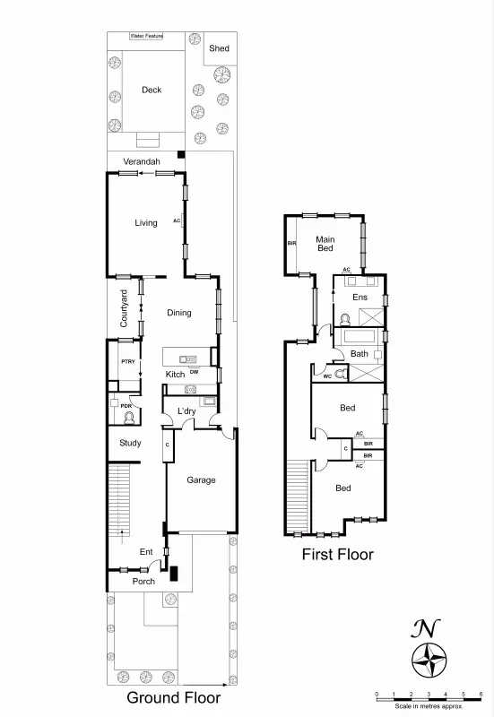 Floorplan of Homely townhouse listing, 3b Harold Street, Mckinnon VIC 3204