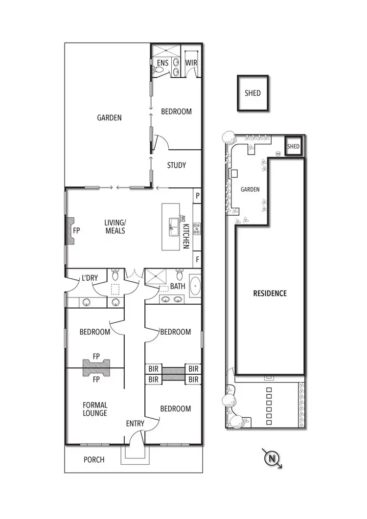 Floorplan of Homely house listing, 10 Fawkner Street, South Yarra VIC 3141