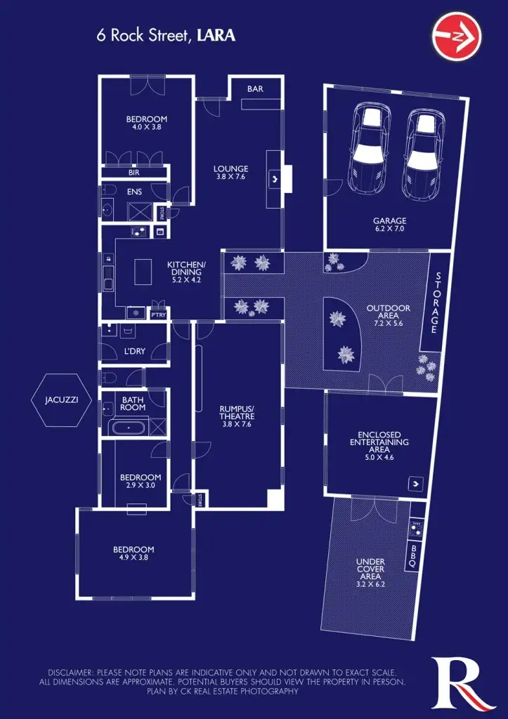 Floorplan of Homely house listing, 6 Rock Street, Lara VIC 3212