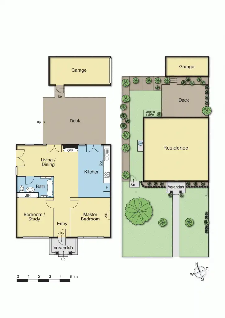 Floorplan of Homely unit listing, 1/7 Rill Street, Heidelberg VIC 3084