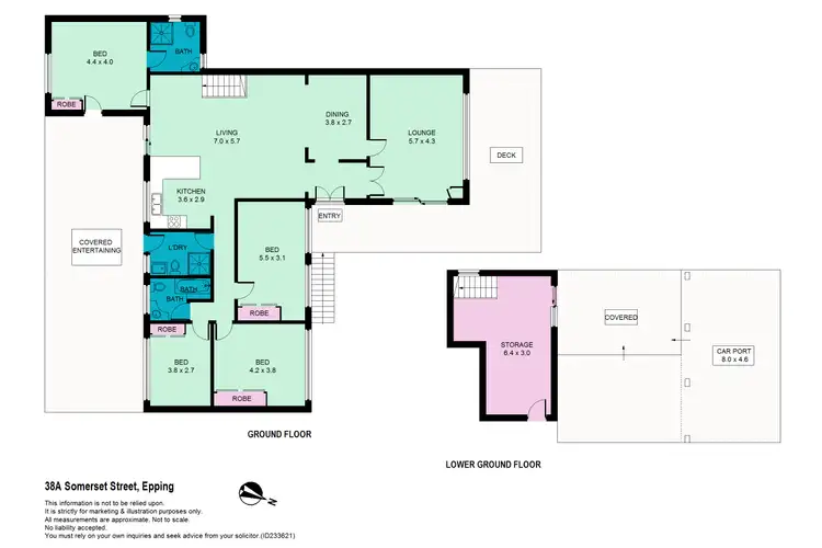 Floorplan of Homely house listing, 38A Somerset Street, Epping NSW 2121