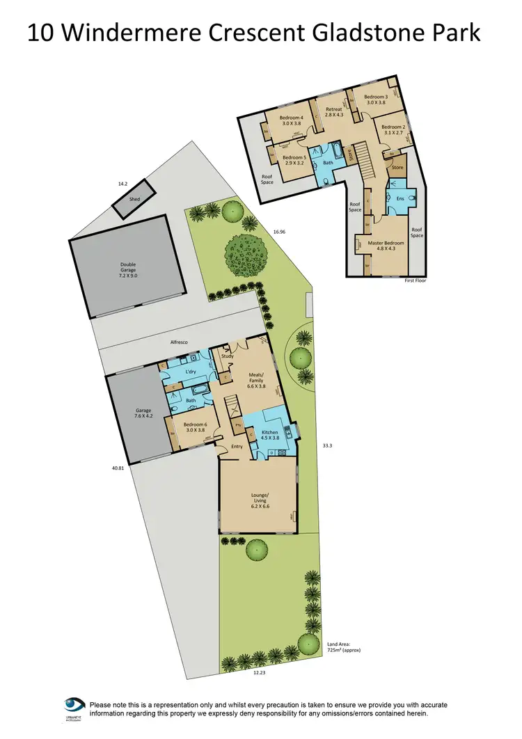 Floorplan of Homely house listing, 10 Windermere Crescent, Gladstone Park VIC 3043