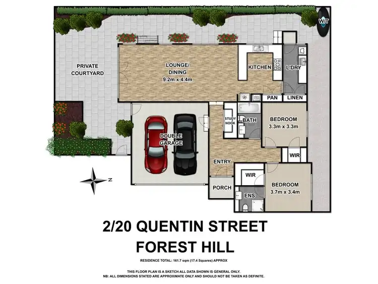 Floorplan of Homely house listing, 2/20 Quentin Street, Forest Hill VIC 3131