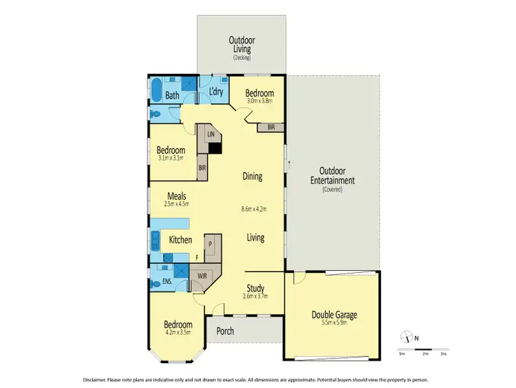 Floorplan of Homely house listing, 23 Pintail Crescent, Taylors Lakes VIC 3038