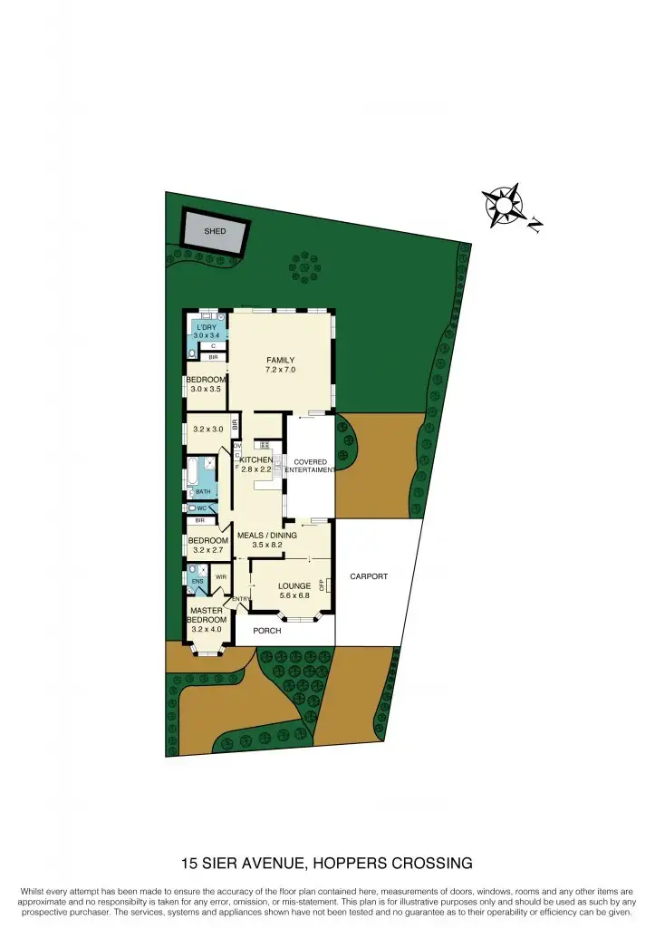 Floorplan of Homely house listing, 15 Sier Avenue, Hoppers Crossing VIC 3029