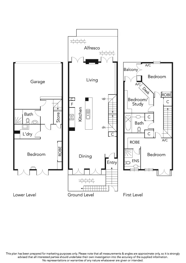 Floorplan of Homely house listing, 36 Princes Street, Port Melbourne VIC 3207