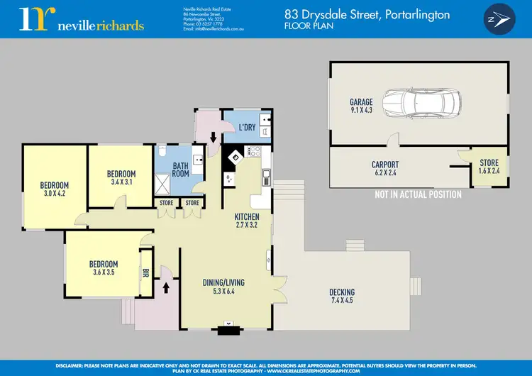 Floorplan of Homely house listing, 83 Drysdale Street, Portarlington VIC 3223