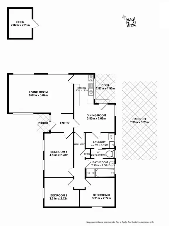 Floorplan of Homely house listing, 14 Thompson Street, Beechworth VIC 3747