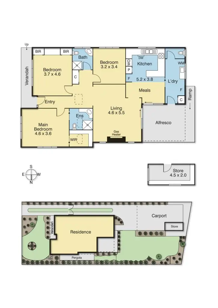 Floorplan of Homely house listing, 8 Glenburnie Road, Mitcham VIC 3132