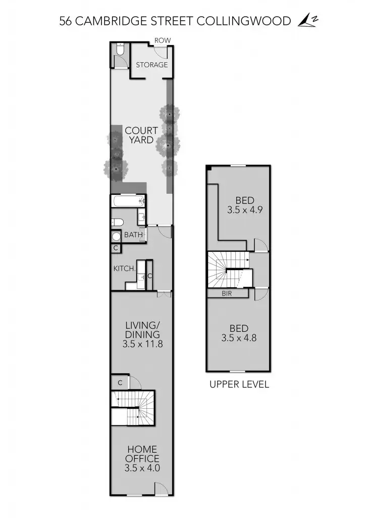 Floorplan of Homely house listing, 56 Cambridge Street, Collingwood VIC 3066