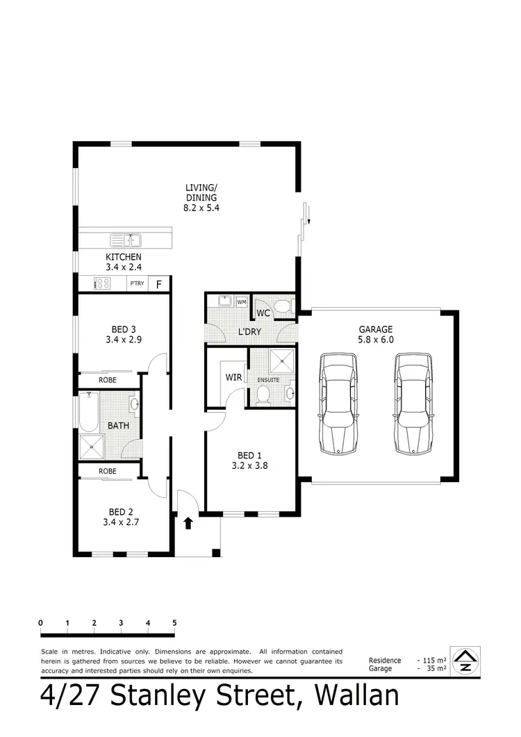 Floorplan of Homely house listing, 4/27 Stanley Street, Wallan VIC 3756