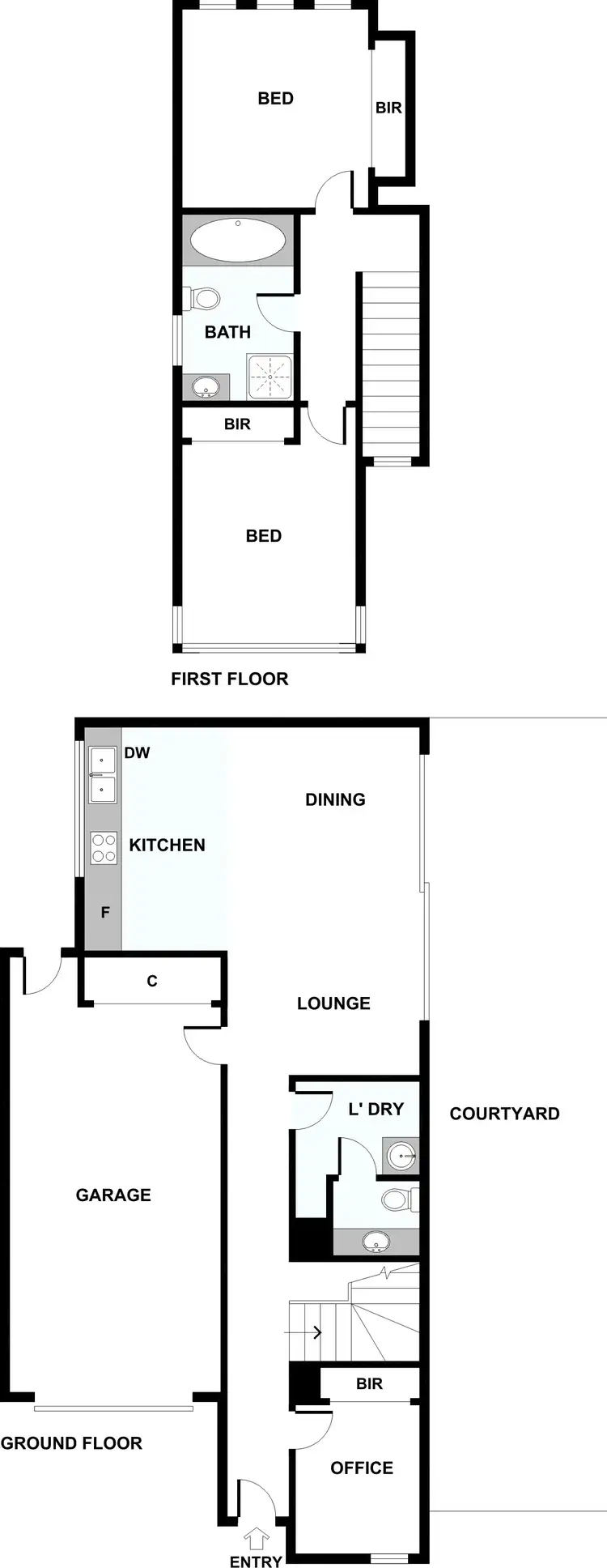 Floorplan of Homely house listing, 8 Erskine Way, Sydenham VIC 3037