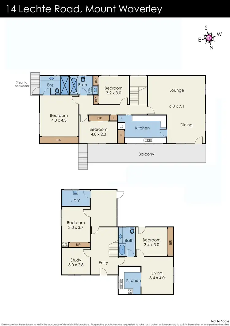 Floorplan of Homely house listing, 14 Lechte Road, Mount Waverley VIC 3149