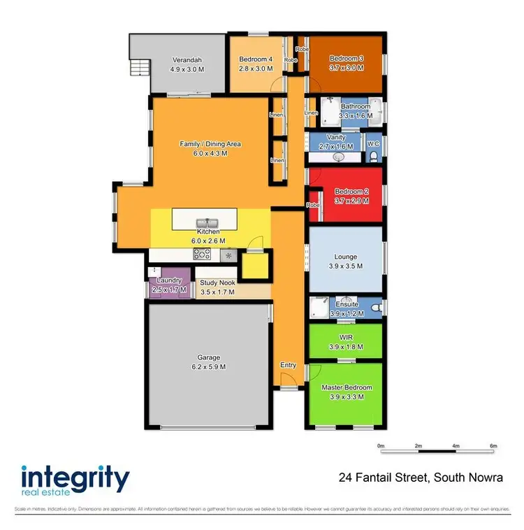 Floorplan of Homely house listing, 24 Fantail Street, South Nowra NSW 2541