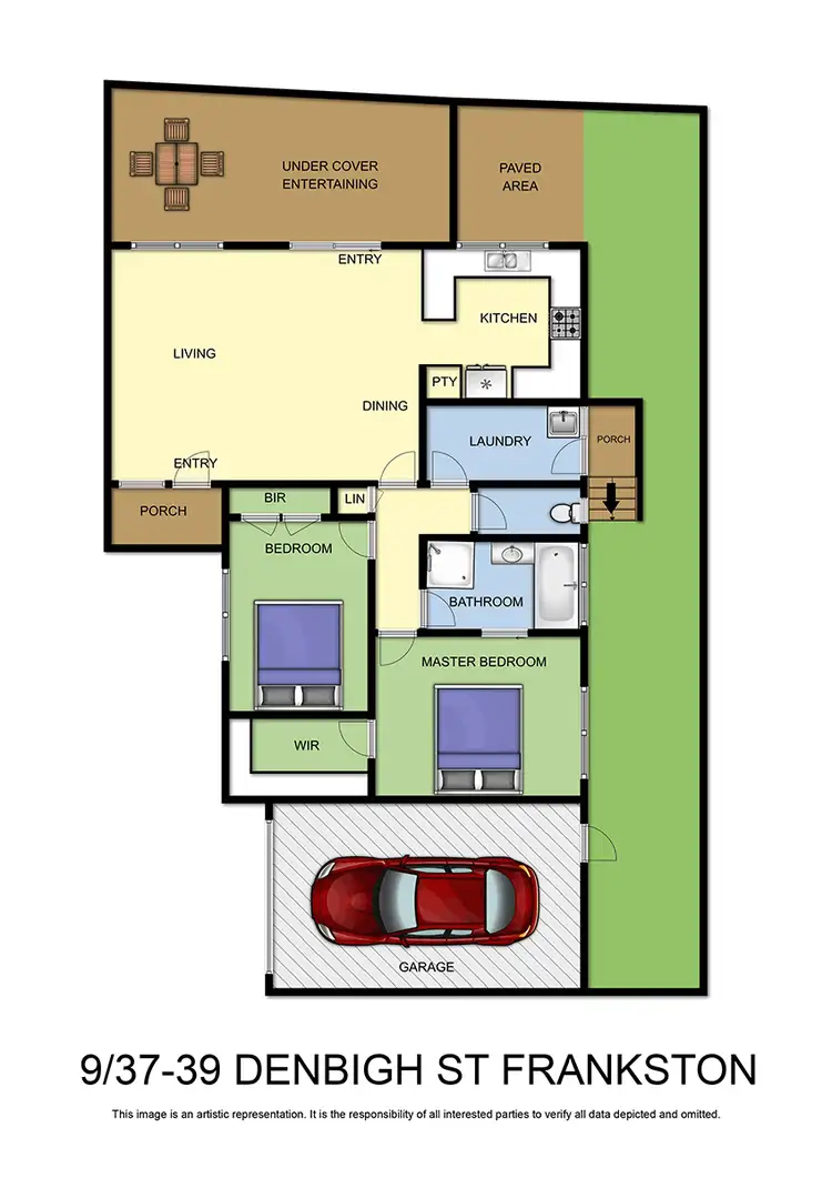 Floorplan of Homely unit listing, 9/37 Denbigh Street, Frankston VIC 3199