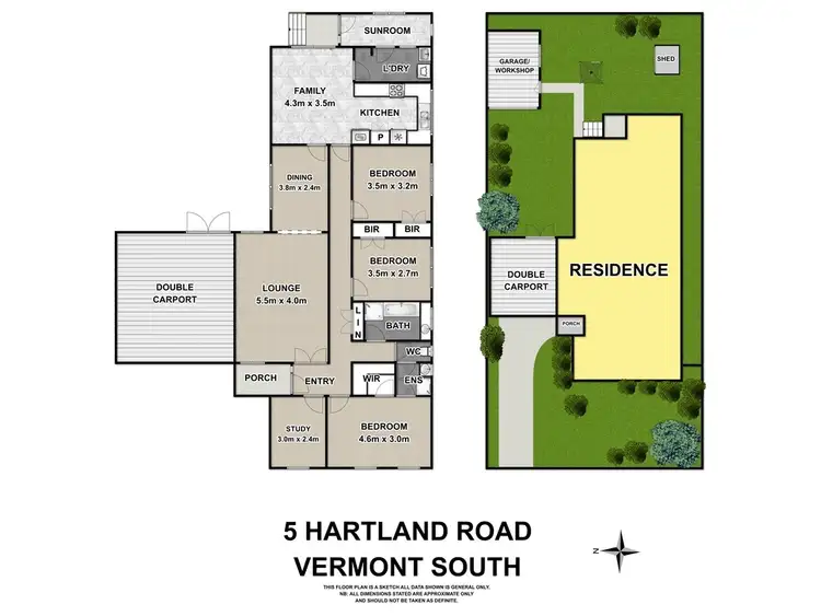 Floorplan of Homely house listing, 5 Hartland Road, Vermont South VIC 3133