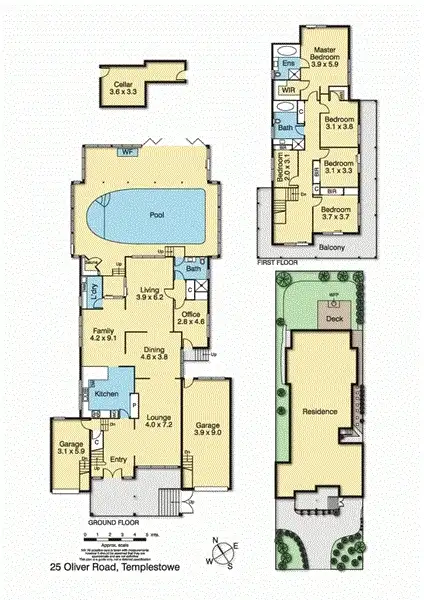 Floorplan of Homely house listing, 25 Oliver Road, Templestowe VIC 3106