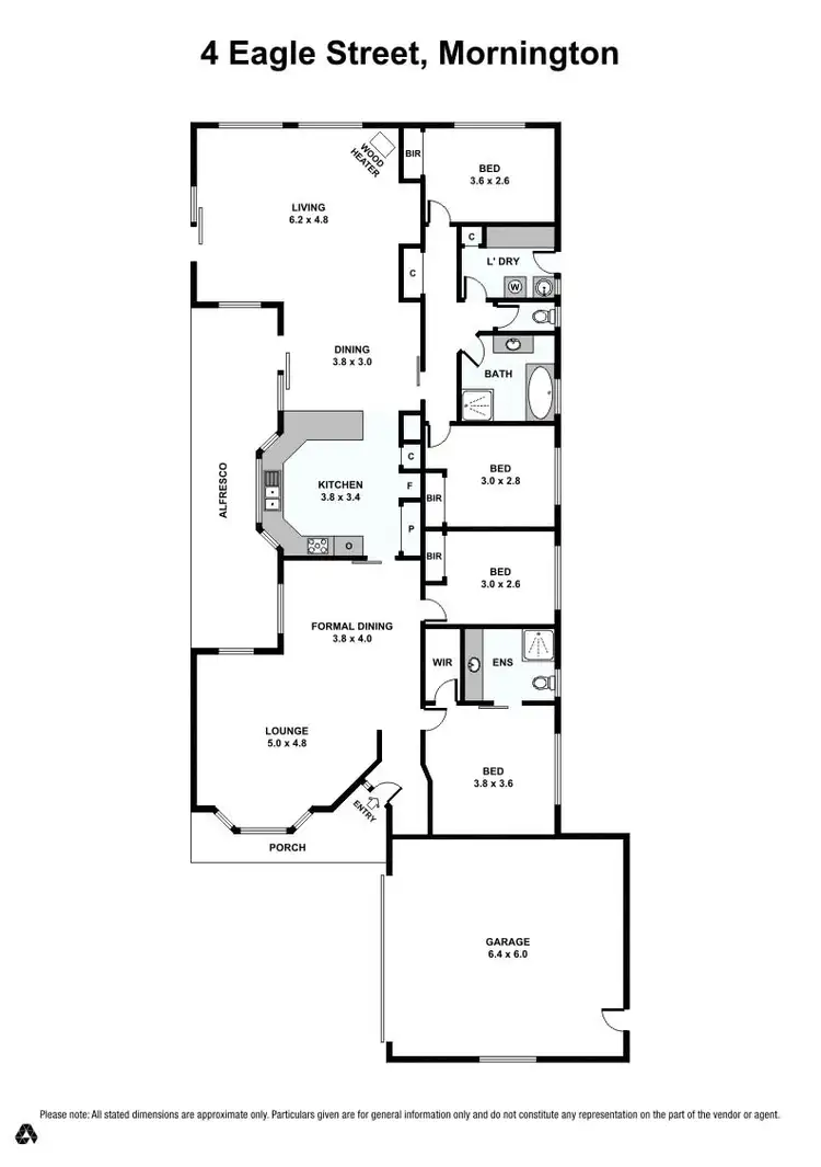Floorplan of Homely house listing, 4 Eagle Street, Mornington VIC 3931
