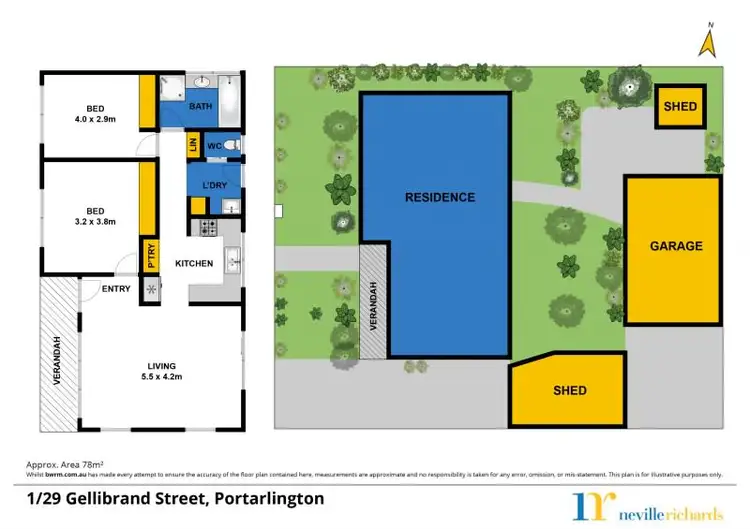 Floorplan of Homely unit listing, 1/29 Gellibrand Street, Portarlington VIC 3223