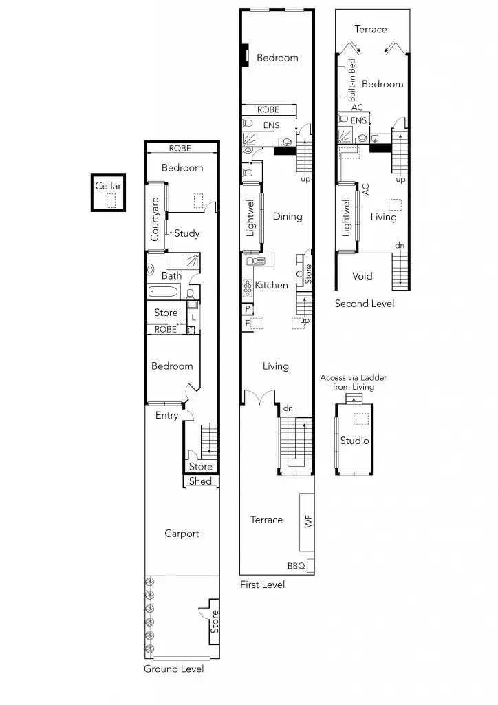Floorplan of Homely house listing, 179 Bleakhouse Lane, Albert Park VIC 3206