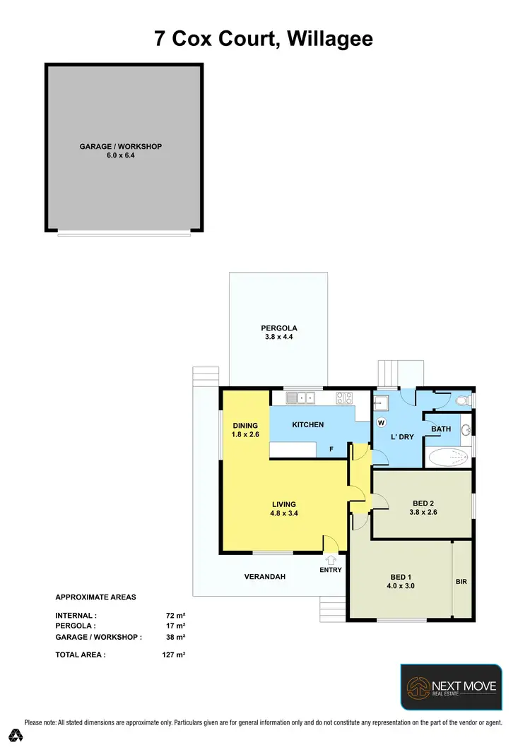 Floorplan of Homely house listing, 7 Cox Court, Willagee WA 6156