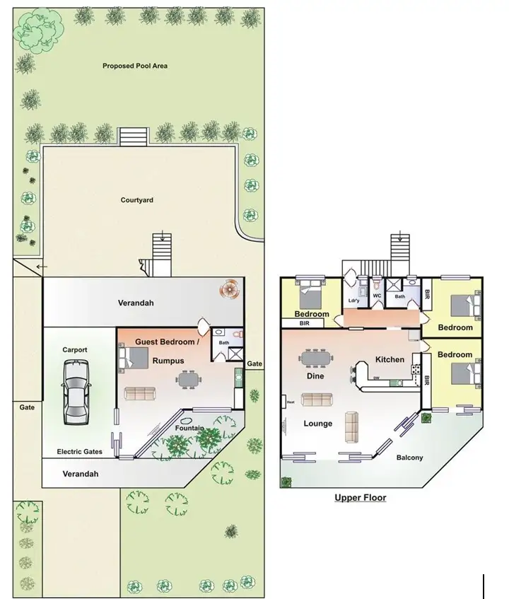 Floorplan of Homely house listing, 273 Boundary Road, Dromana VIC 3936