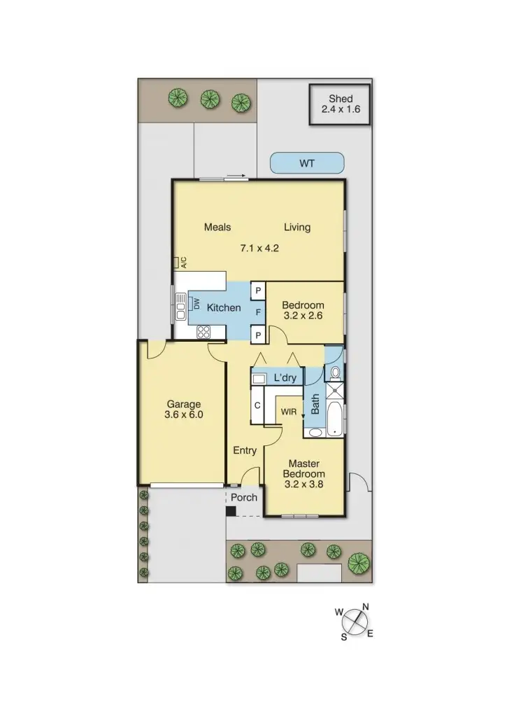 Floorplan of Homely unit listing, 10 Everton Lane, Langwarrin VIC 3910