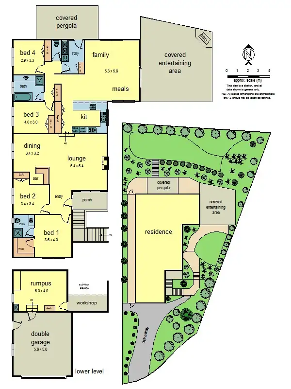 Floorplan of Homely house listing, 11 Bentley Court, Warranwood VIC 3134