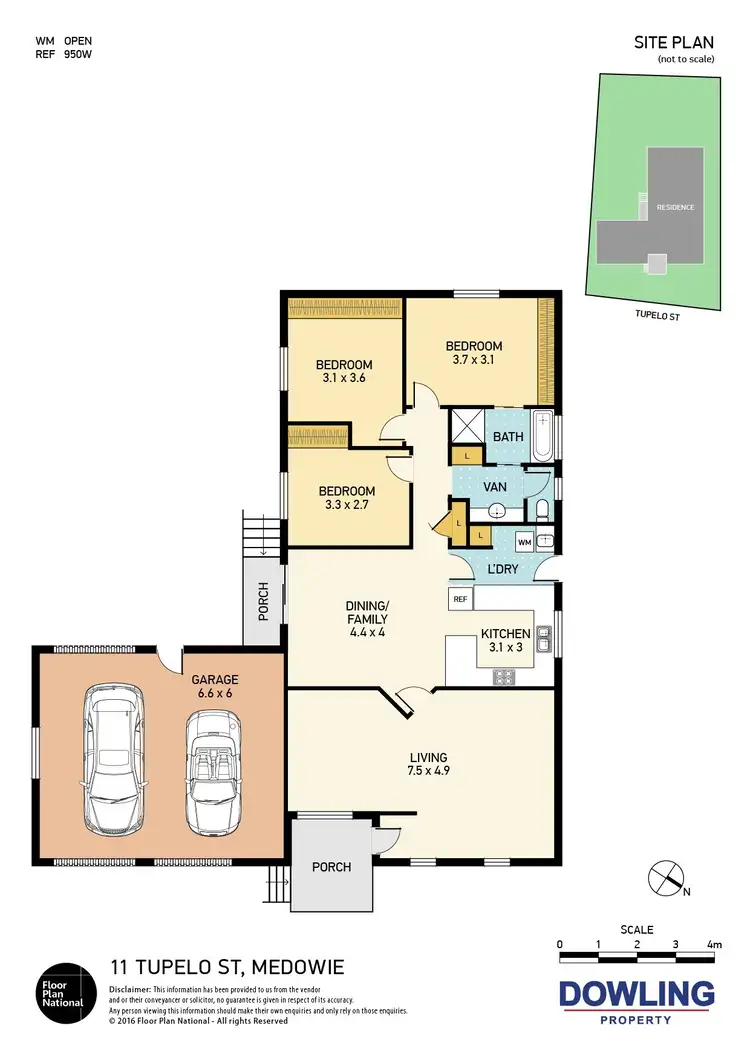 Floorplan of Homely house listing, 11 Tupelo Street, Medowie NSW 2318