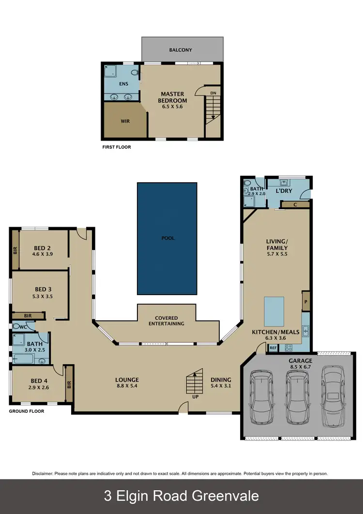 Floorplan of Homely house listing, 3 Elgin Road, Greenvale VIC 3059