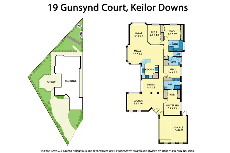 Floorplan of Homely house listing, 19 Gunsynd Court, Keilor Downs VIC 3038