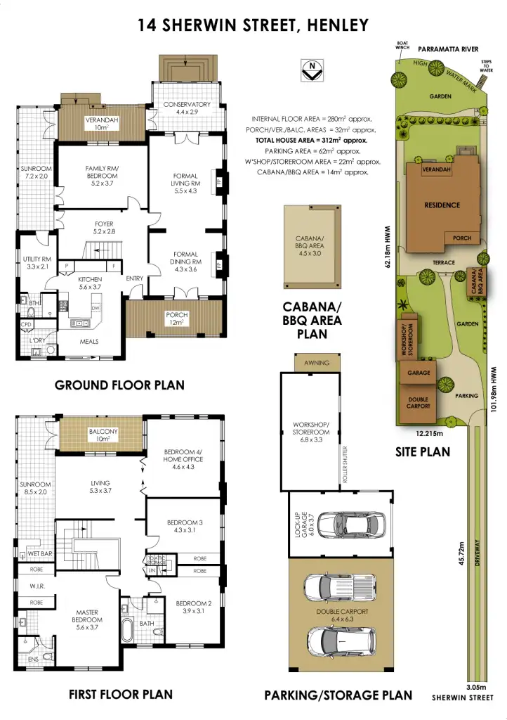 Floorplan of Homely house listing, 14 Sherwin Street, Henley NSW 2111