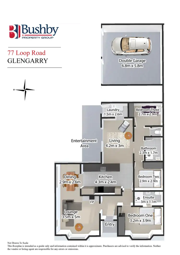 Floorplan of Homely house listing, 77 Loop Road, Glengarry TAS 7275